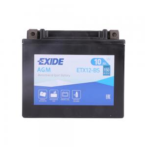 EXIDE ETX12-BS YTX12-BS 12V 10AH MOTOSİKLET AKÜSÜ