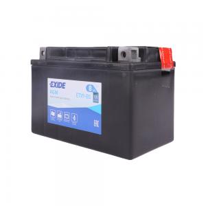 EXIDE ETX9-BS  YTX9-BS 12V8AH MOTOSİKLET AKÜSÜ